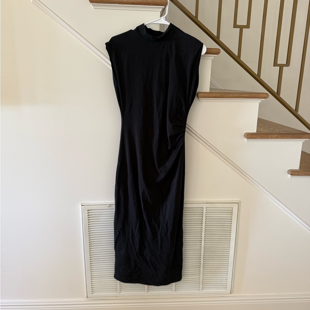 Nation LTD Black Midi Dress